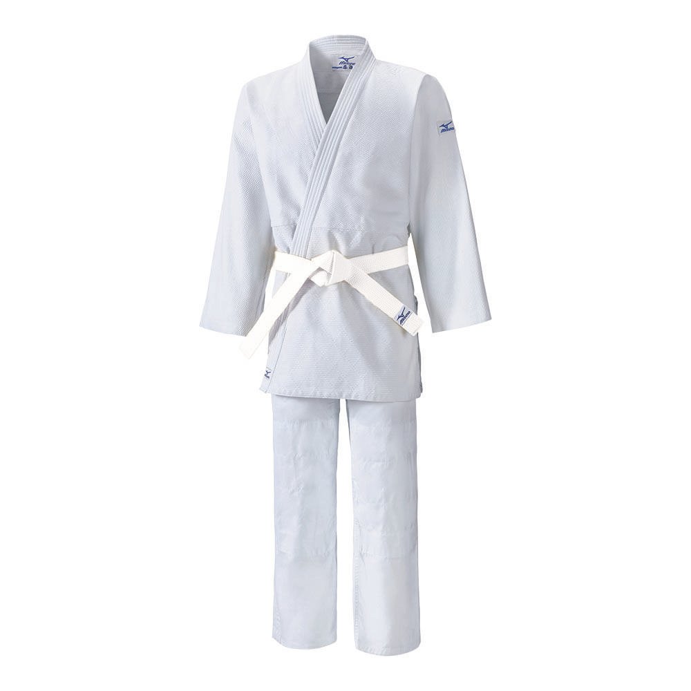 Damske Judogis Mizuno Kodomo 2 with belt Biele Vypredaj XYMK19247